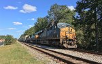 CSX 726, 4549, and 8540 wait for green